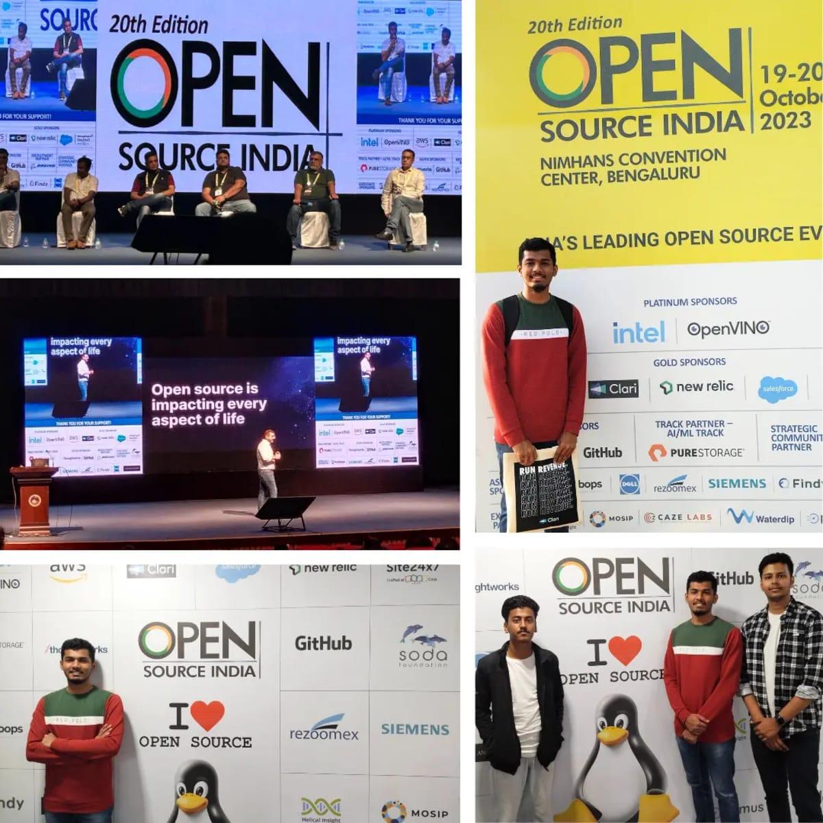 Open Source India 2023 | Sarthak S Kumar