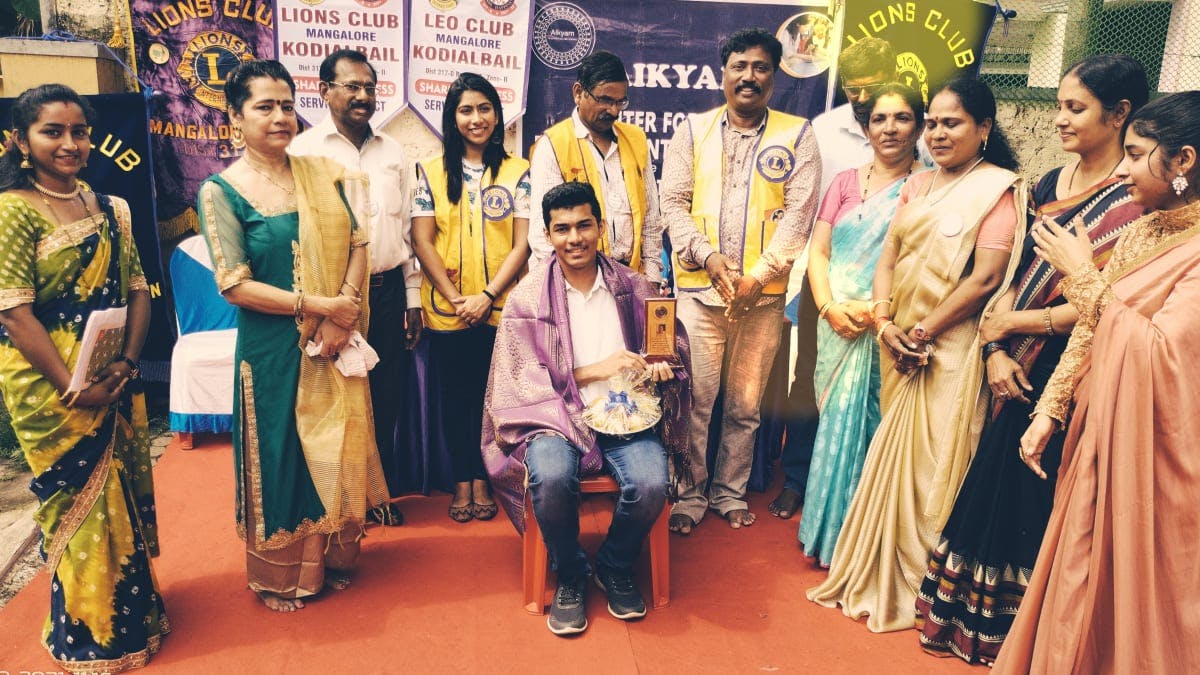 Felicitation at Aikyam Child Care Center | Sarthak S Kumar