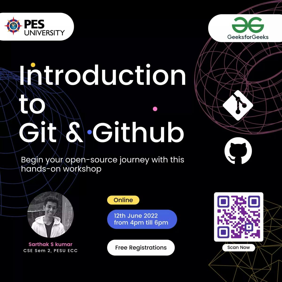 Intro to Git & Github | Sarthak S Kumar